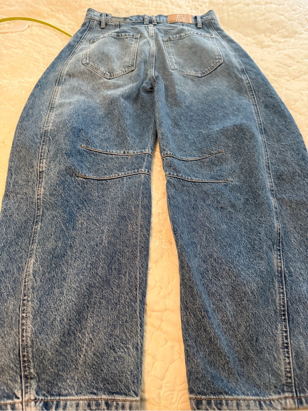 We The Free Light Blue Wide-Leg Flare Jeans - Picture 8 of 14